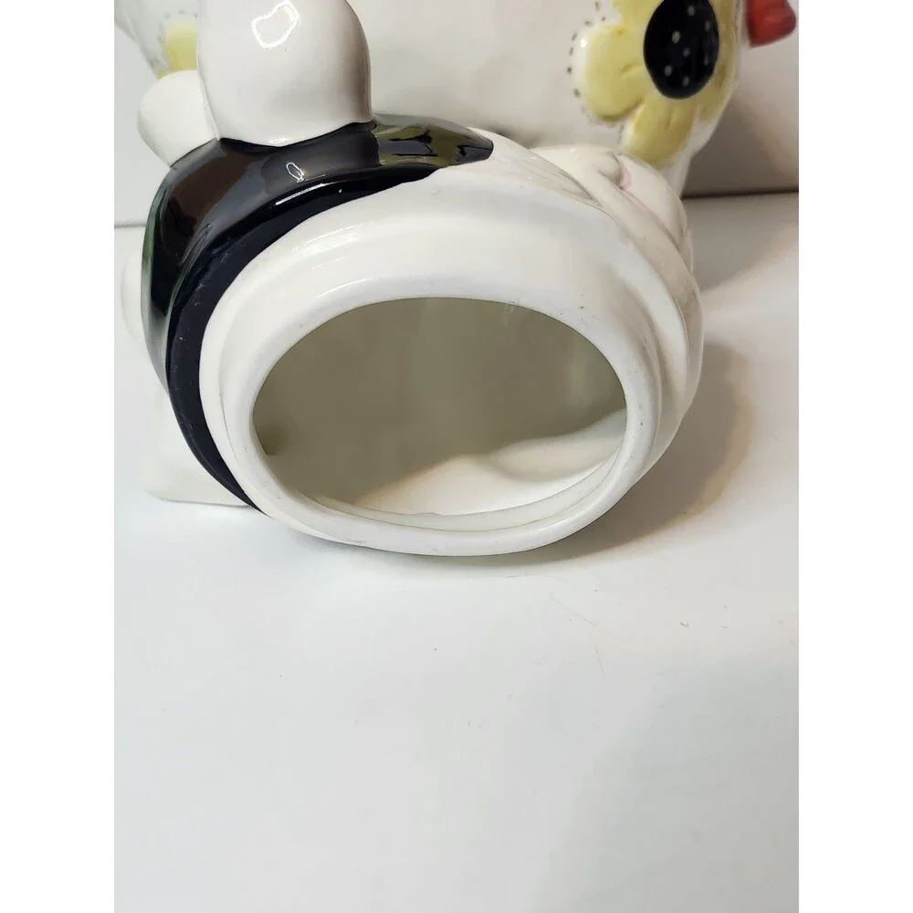 Bico Daisy Cow With Butterfly On Her Nose Cookie Jar